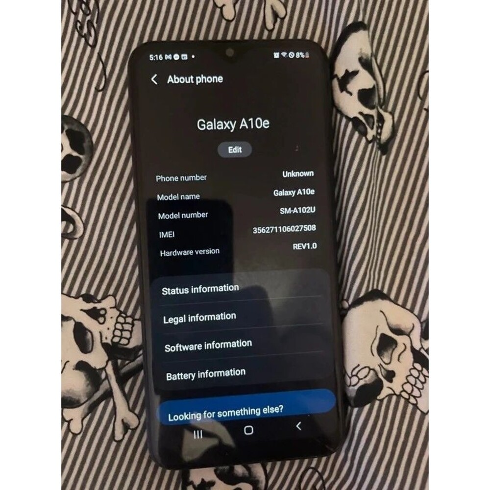 Samsung Galaxy A10e 32GB SM-A102U US Cellular Locked – WiFi Phone